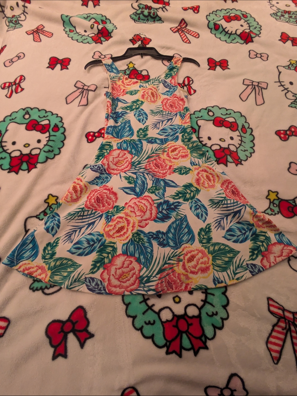 Divided H&M white mini Floral Dress